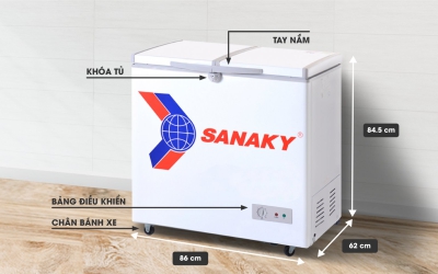 Tủ đông Sanaky VH-225A2 220 lít